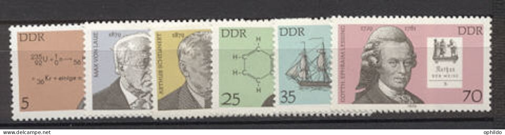 DDR  2073/2078  * *  TB   - Unused Stamps