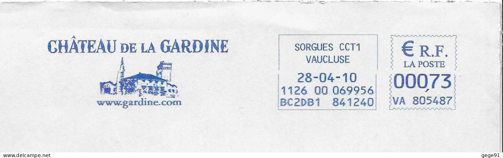 Ema Secap VA _ Viticulteur - Vallée Du Rhône - Enveloppe Entière - Vini E Alcolici