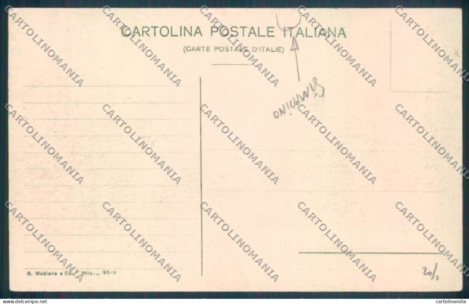 Vibo Valentia Tropea Terremoto STRAPPINO Cartolina ZB2762 - Vibo Valentia