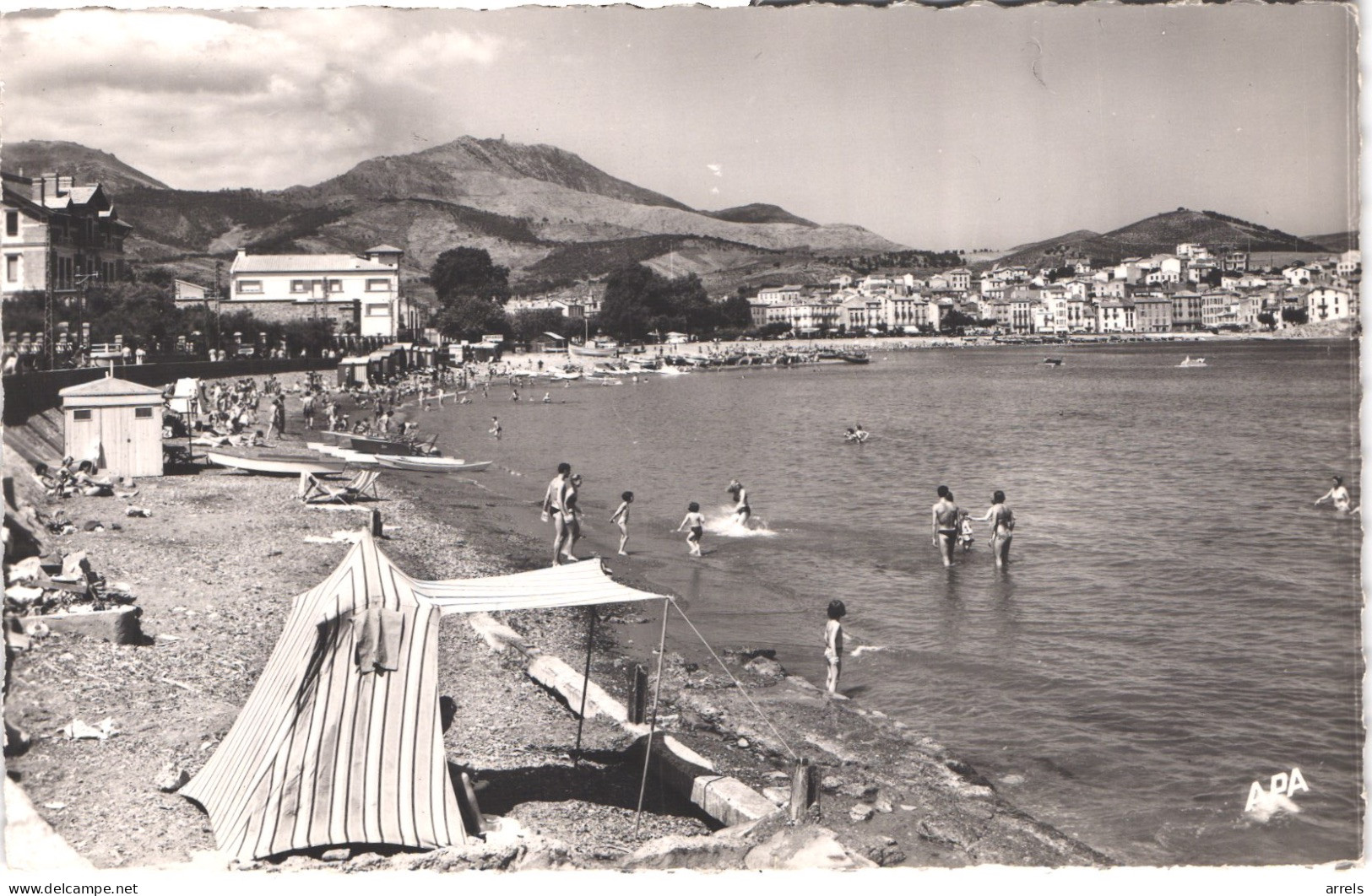 FR66 BANYULS SUR MER - APA 108 - Vue Générale - La Plage - Animée  - Belle - Banyuls Sur Mer