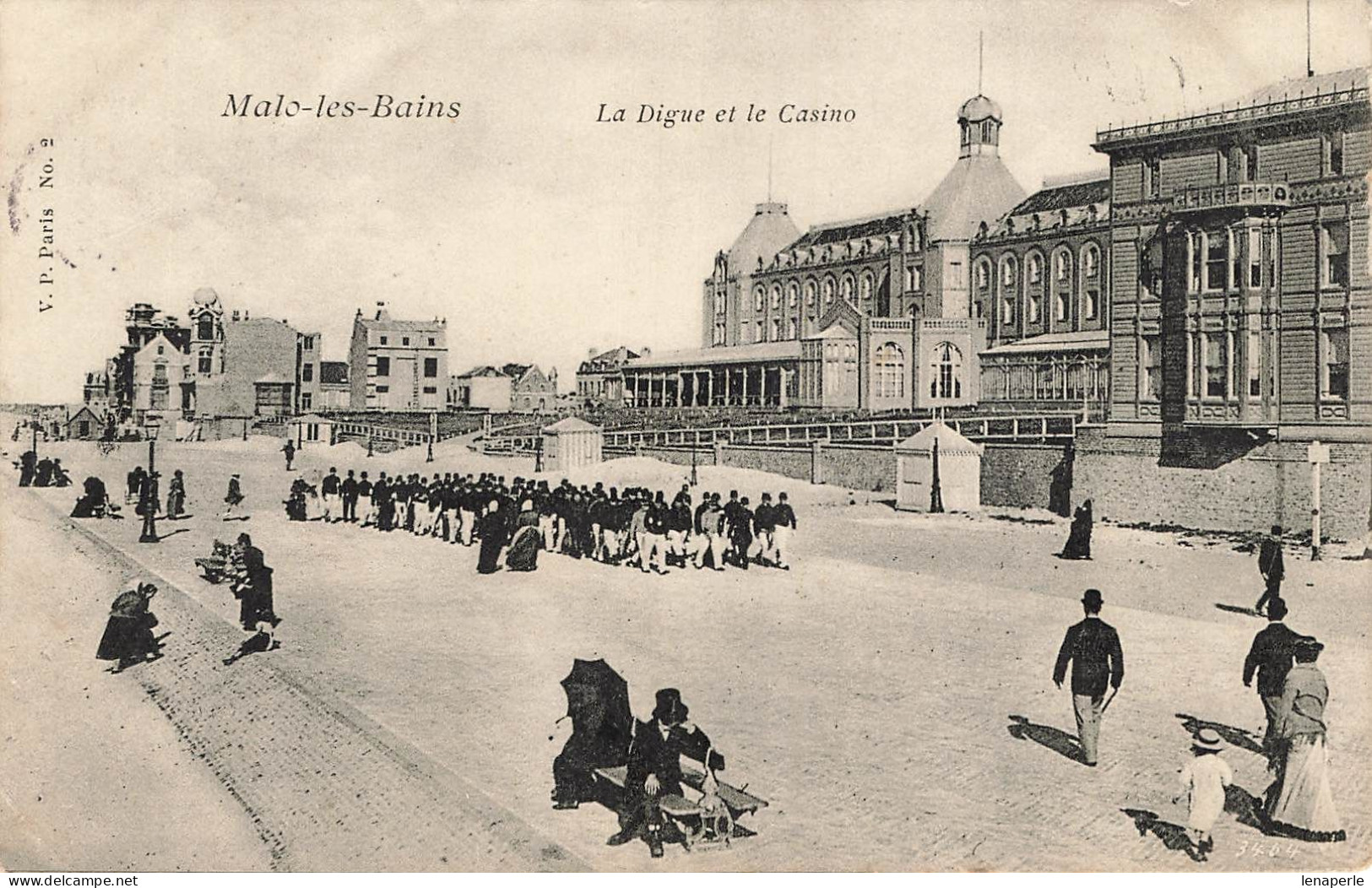 D7853 Malo Les Bains La Digue Et Le Casino - Malo Les Bains