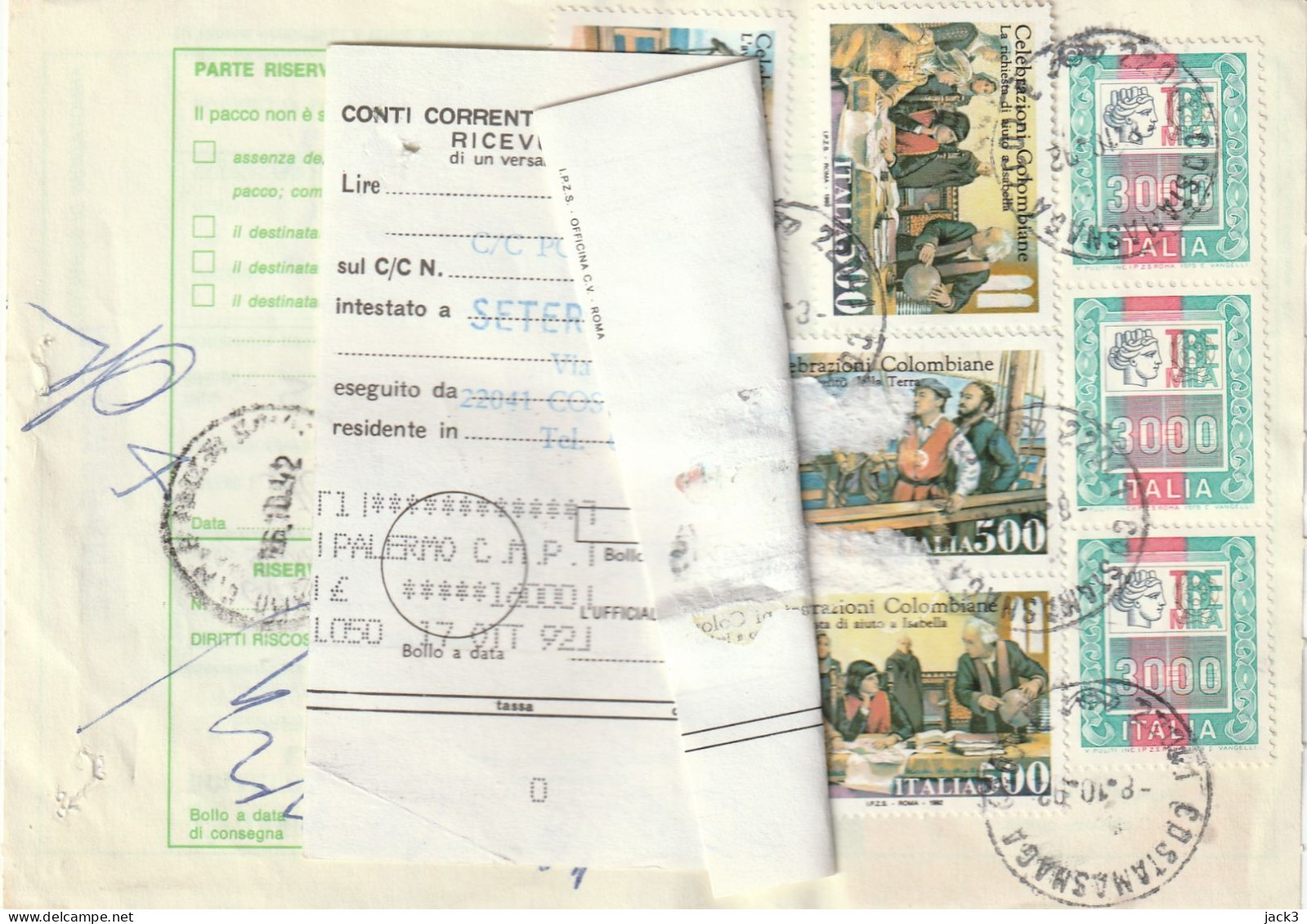 BOLLETTINO POSTALE -  ALB. - Postal Parcels