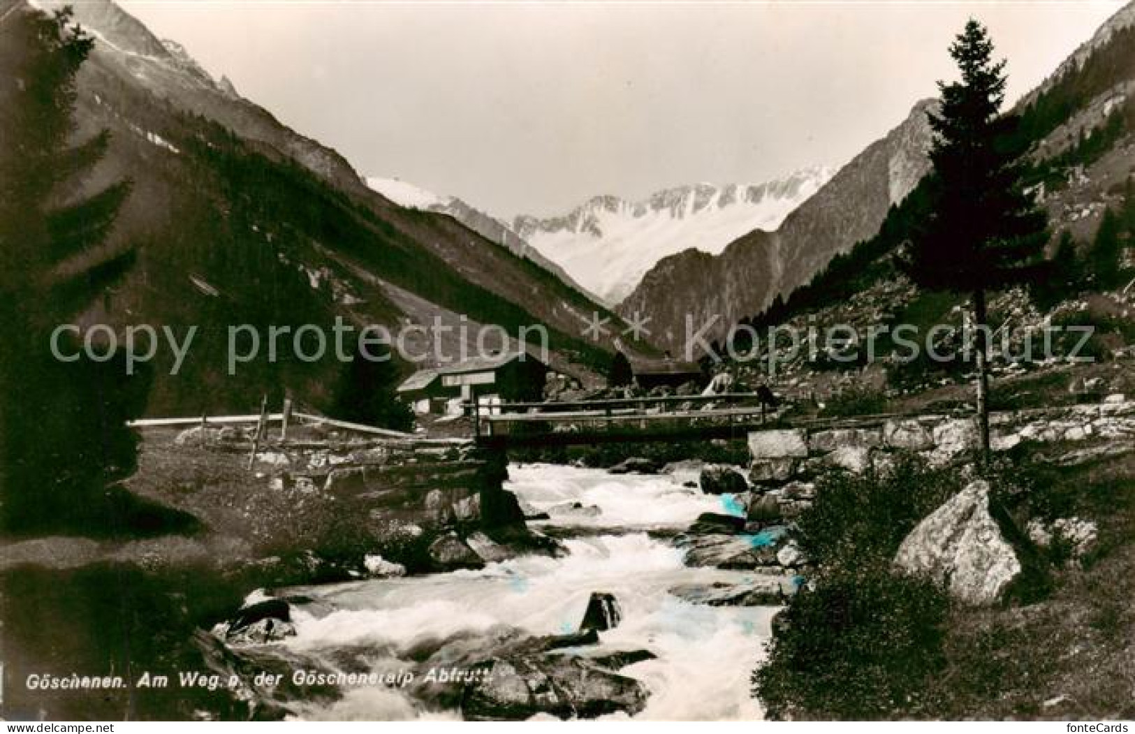 13842711 Goeschenen Goeschenen UR Am Weg An Der Goescheneralp Abfrutt  - Autres & Non Classés