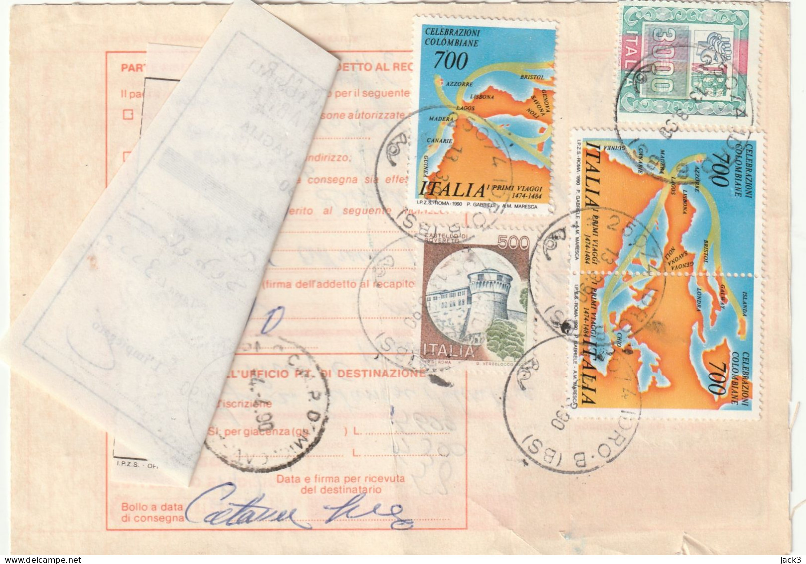 BOLLETTINO POSTALE -  ALB. - Paketmarken