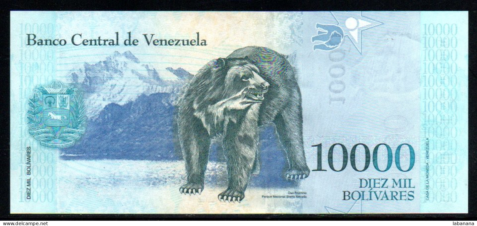 688-Venezuela 10 000 Bolívares 2017 B321 Neuf/unc - Venezuela