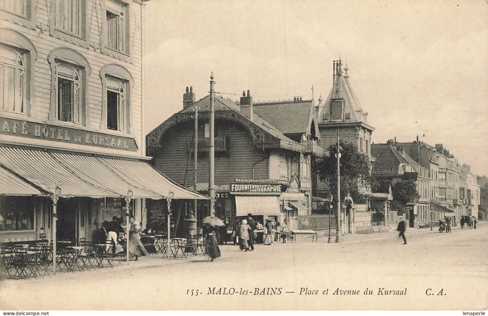 D7857 Malo Les Bains Place Et Avenue Du Kursaal - Malo Les Bains