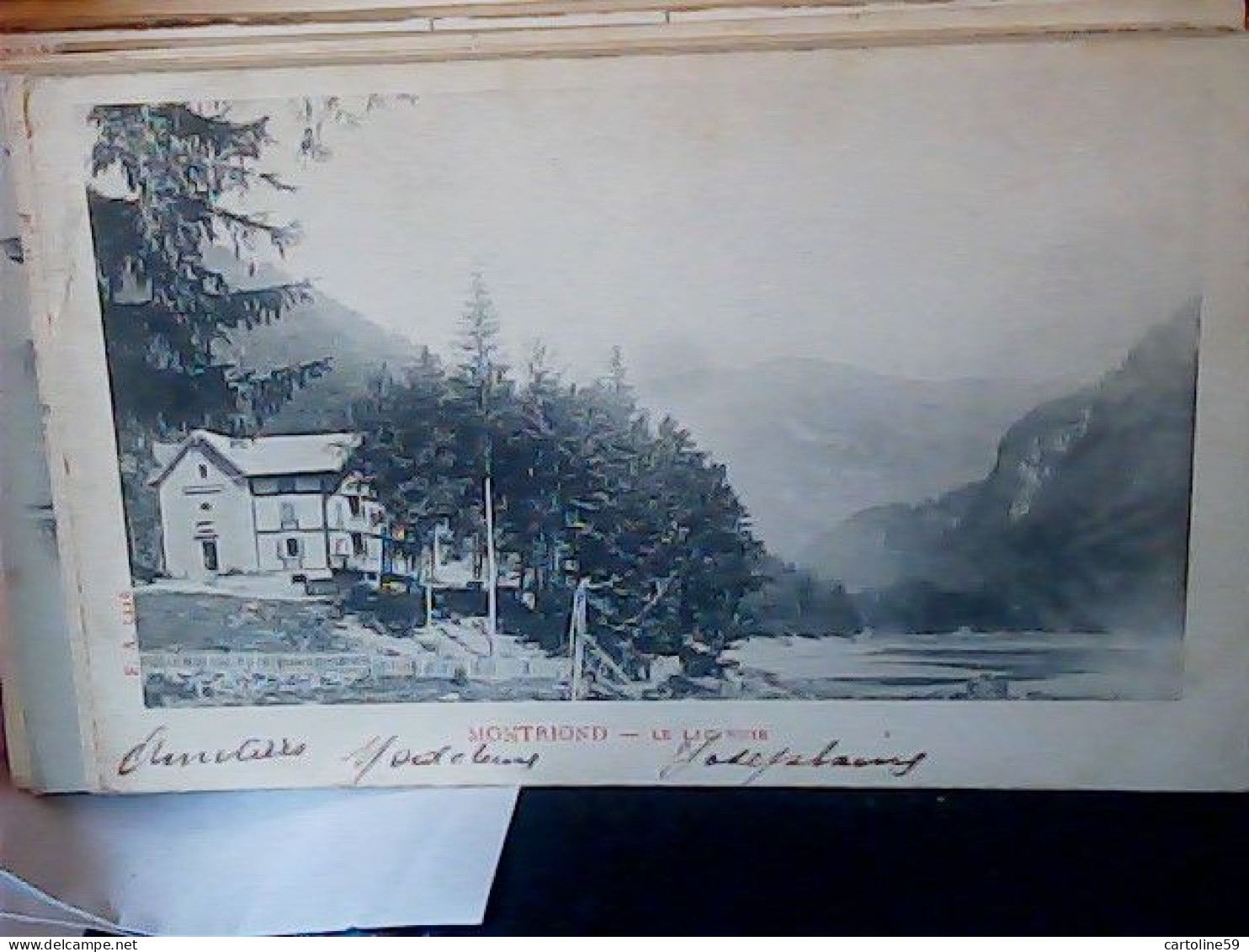 FRANCE 74 - MONTRIOND - LE LAC NOIR   CHALET VB1902 JV6220 - Autres & Non Classés