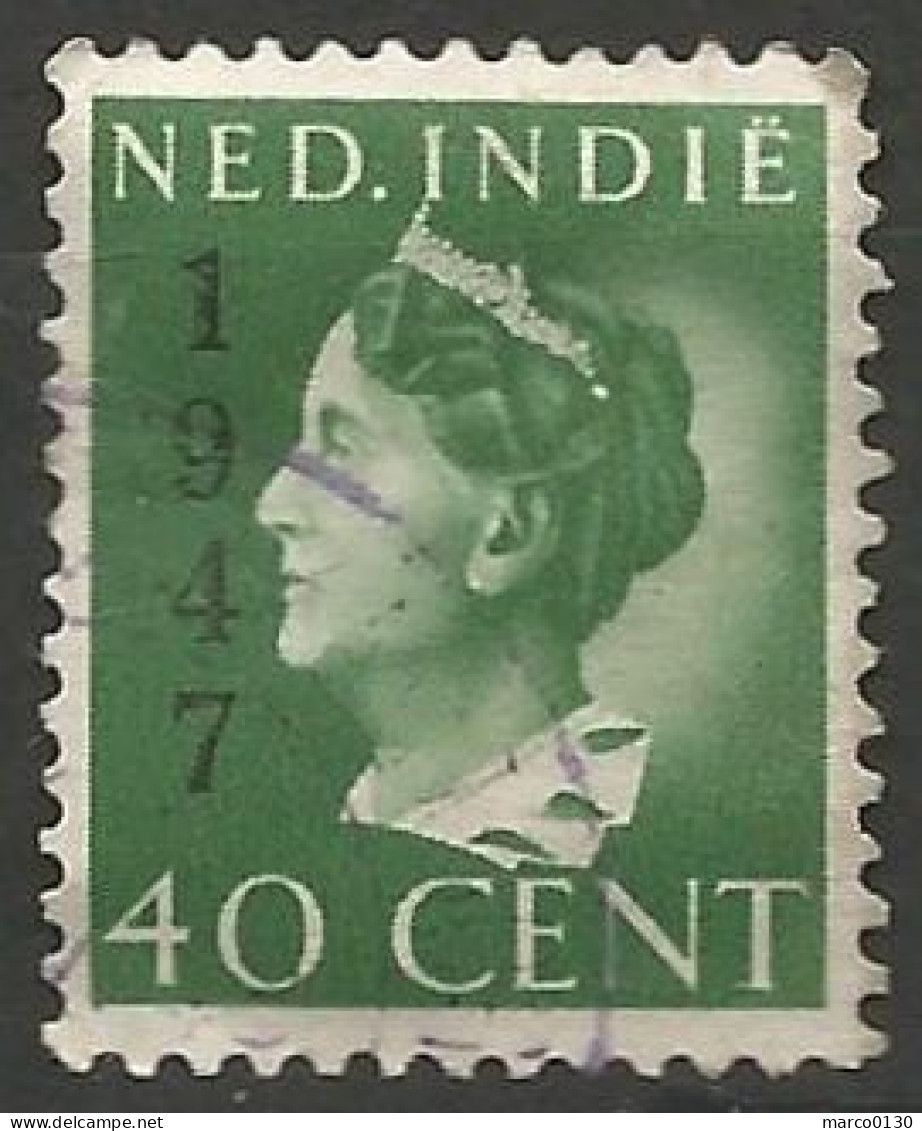 INDE NEERLANDAISE N° 261 OBLITERE - Indie Olandesi