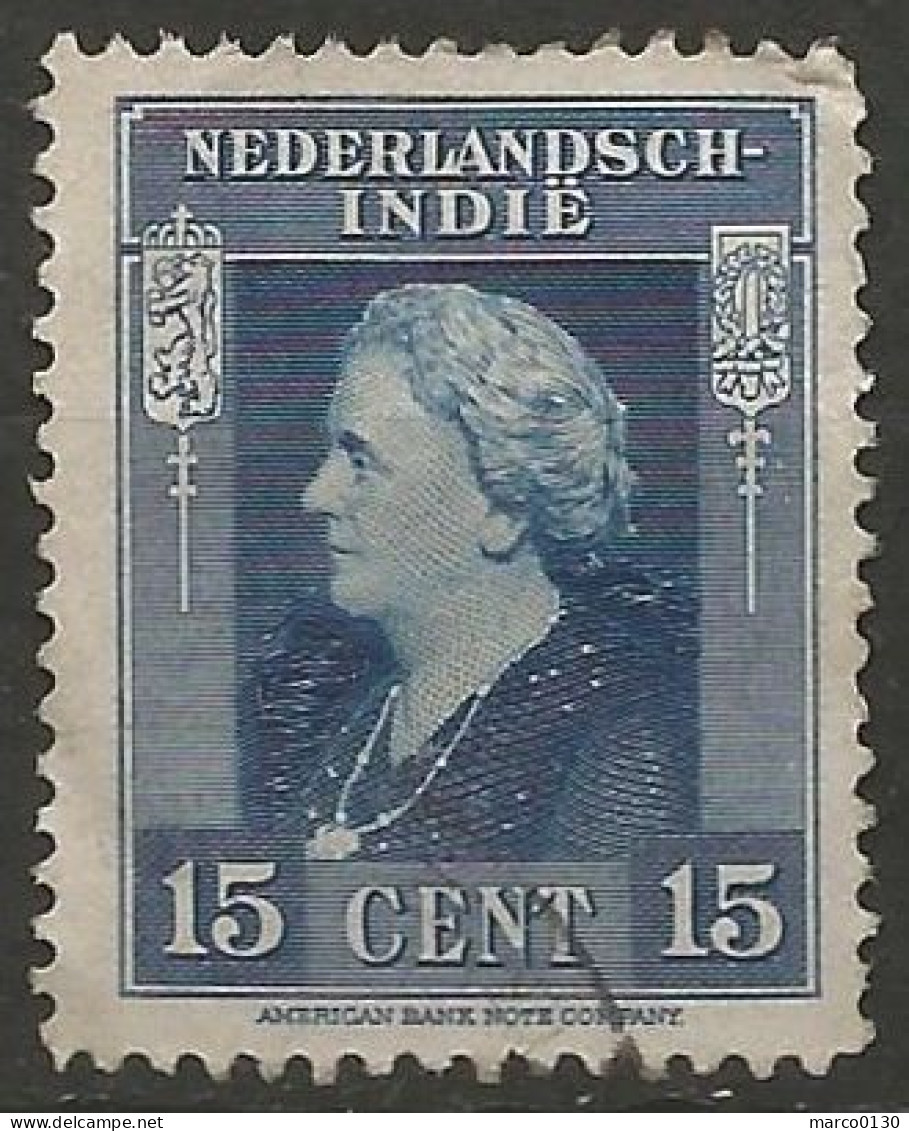 INDE NEERLANDAISE N° 291 OBLITERE - Nederlands-Indië