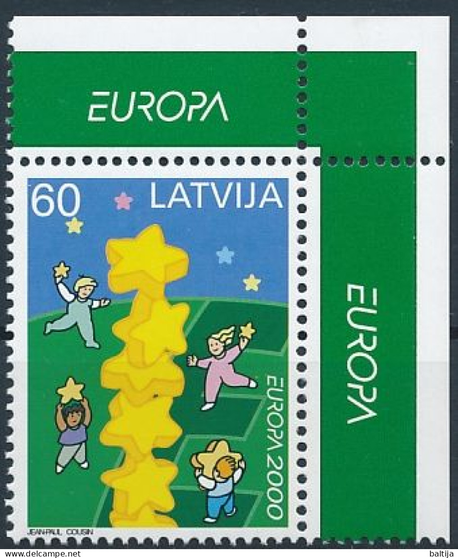 Mi 519 ** MNH / CEPT Europa, Children Build Star Tower - Latvia