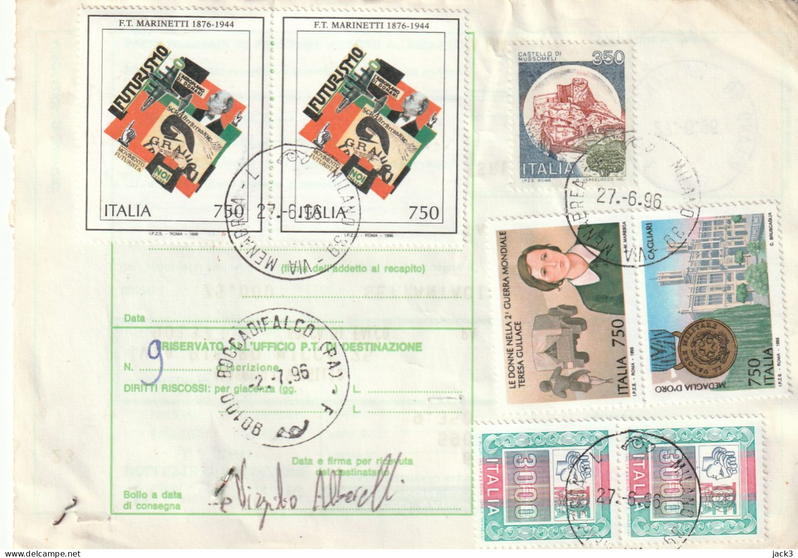 BOLLETTINO POSTALE -  ALB. - Colis-postaux