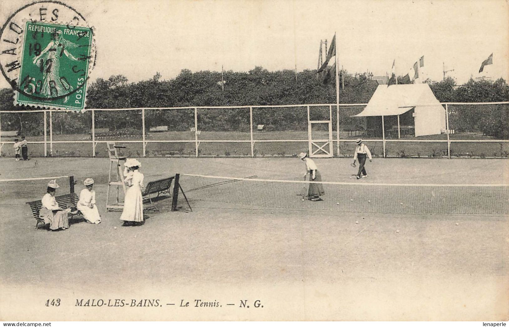 D7862 Malo Les Bains Le Tennis - Malo Les Bains