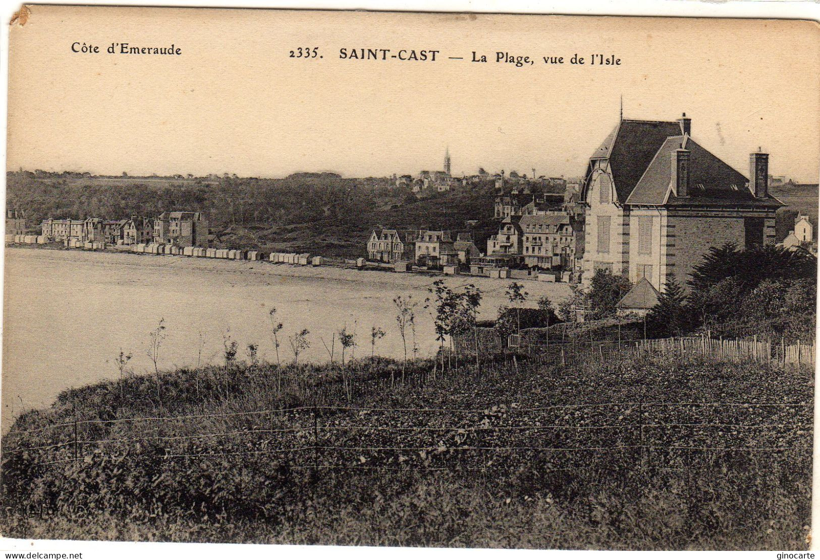 St Saint Cast Le Guildo La Plage Vue De L'isle - Saint-Cast-le-Guildo