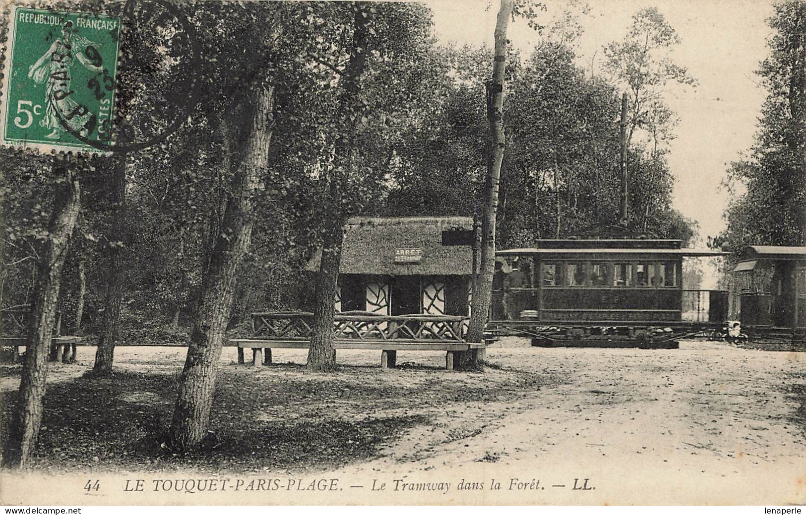 D7863 Le Touquet Paris Plage Le Tramway Dans La Foret - Le Touquet