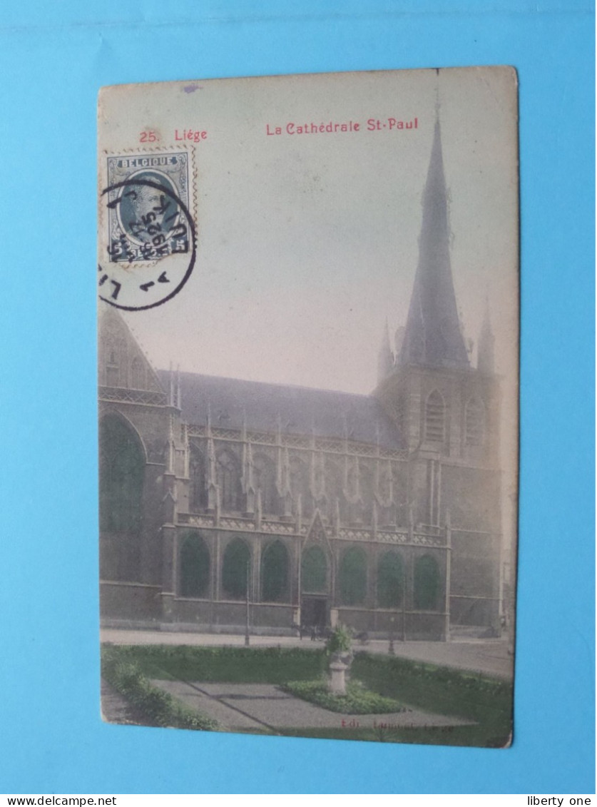 Le Cathédrale St. Paul > Liège ( Edit.: 25 ) Anno 1925 ( Zie / Voir Scans ) ! - Lüttich