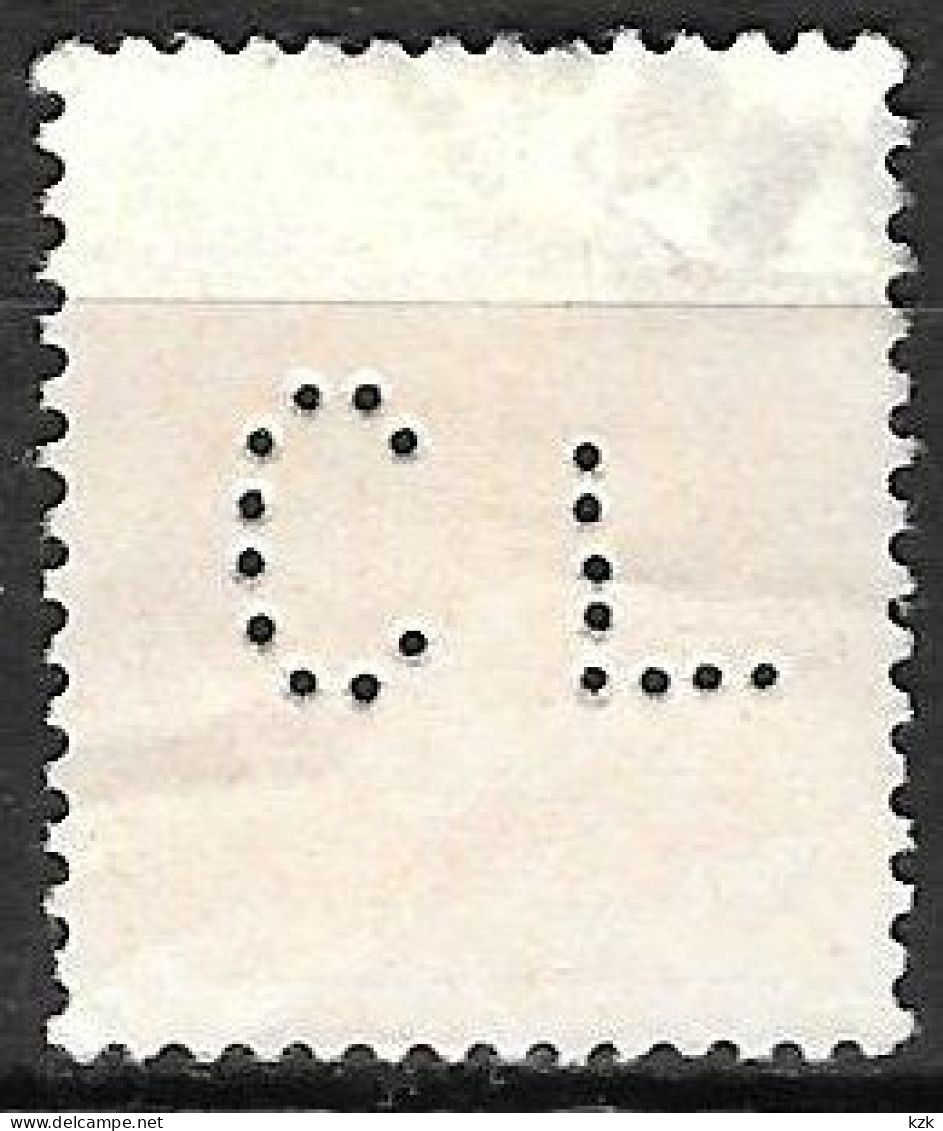973	N°	521	Perforé	-	CL 218	-	CREDIT LYONNAIS - Used Stamps
