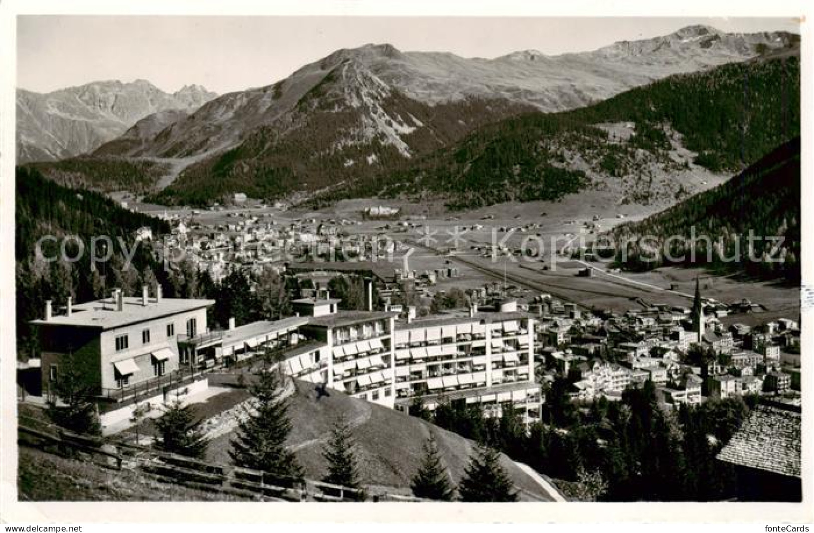 13841860 Thurgau Schweiz Mit Schaffhausen Heilstaette Davos Mit Seehorn Pischaho - Autres & Non Classés