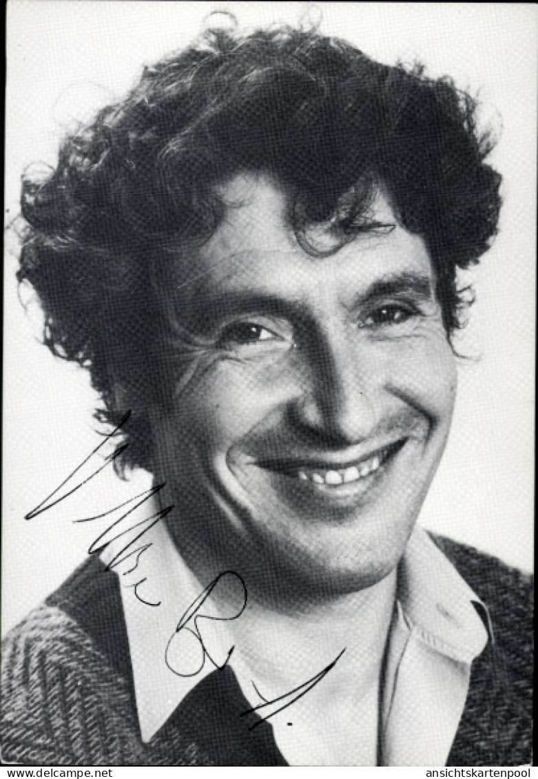 CPA Schauspieler Volker Brandt, Portrait, Autogramm - Attori