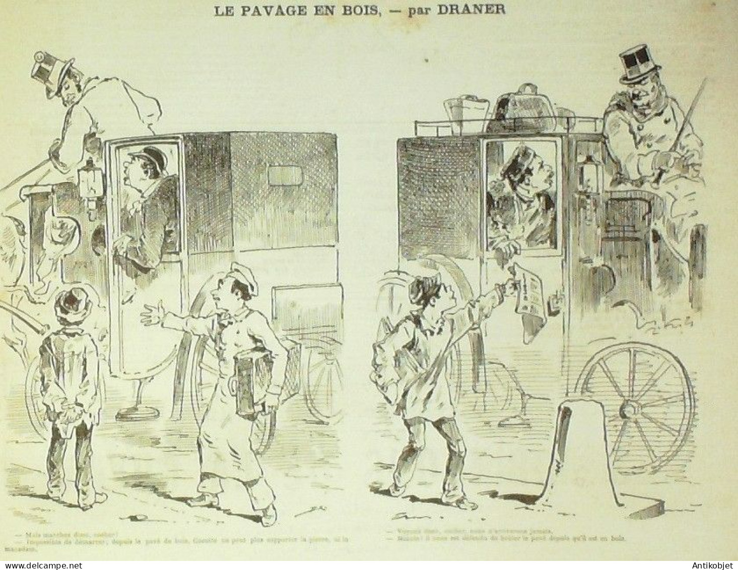 La Caricature 1882 N°115 Monaco Robida Barret Pavage Draner - Revues Anciennes - Avant 1900