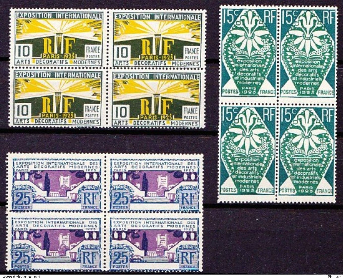 210 - 211 - 212 - 3 Blocs De 4 Exemplaires - Neufs N** - TB - Unused Stamps