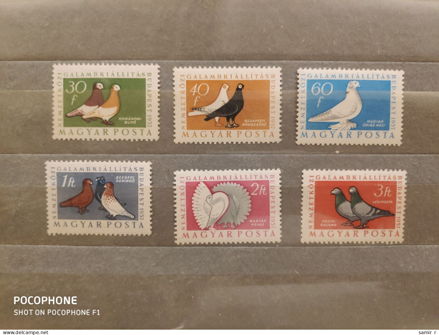 1957	Hungary	Birds (F91) - Unused Stamps