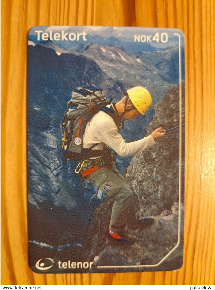 Phonecard Norway, N-258 - Rock Climbing, Mountain - Norvegia