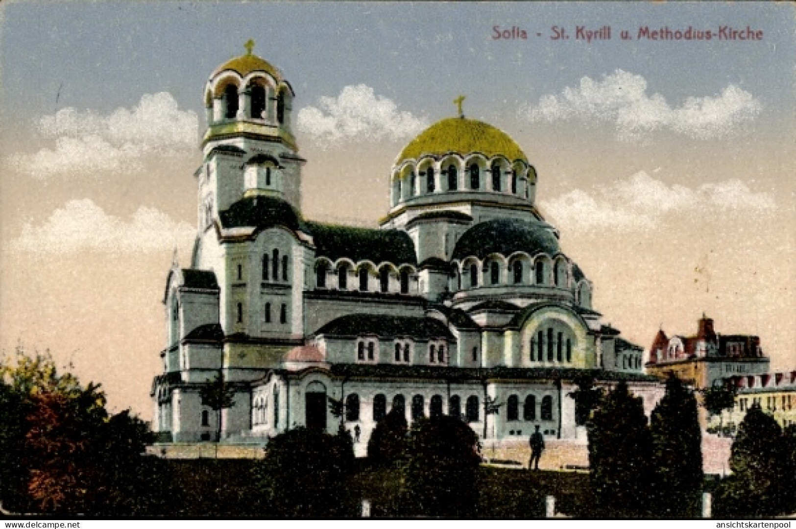 CPA Sofia Bulgarien, St. Kyrill Und Methodius Kirche - Bulgaria