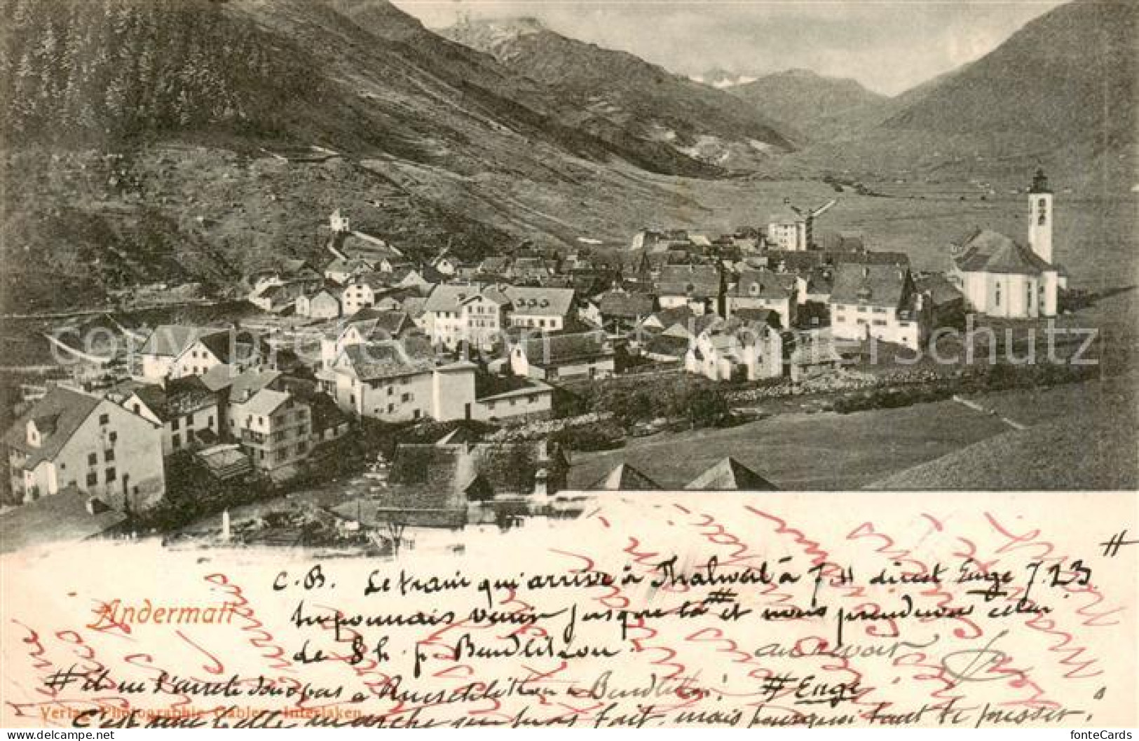 13832768 Andermatt UR Panorama  - Autres & Non Classés