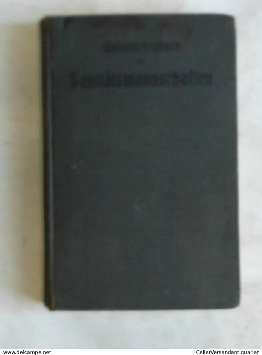 Unterrichtsbuch Für Sanitätsmannschaften (U.f.S.) Von (Sanitätsmannschaften) - Sin Clasificación