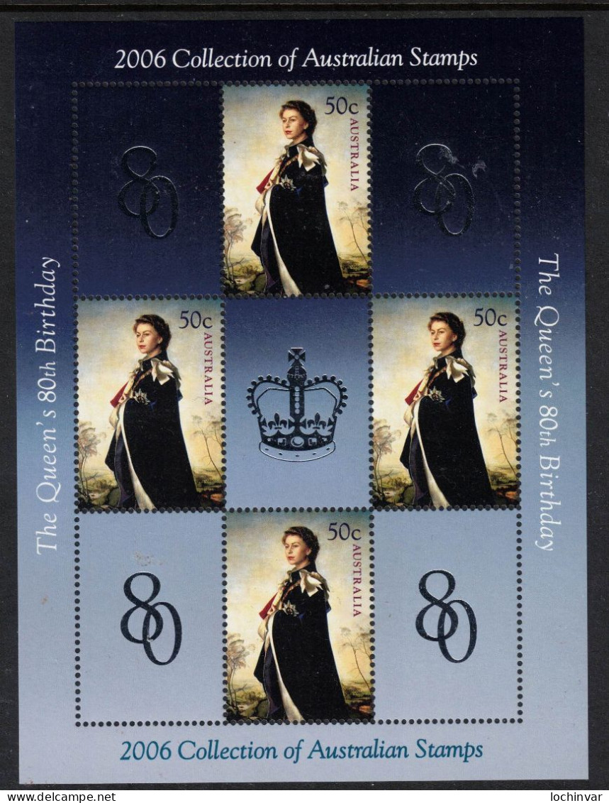 AUSTRALIA, 2006 QE2 MINISHEET MNH - Mint Stamps