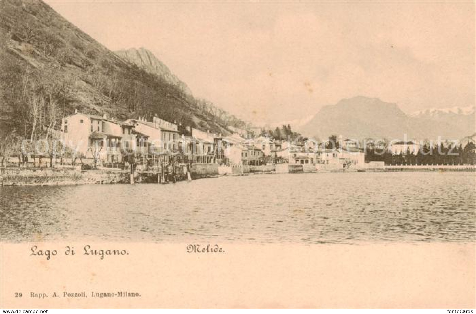 13831763 Melide Lago Di Lugano Lago Di Lugano Melide Lago Di Lugano - Autres & Non Classés