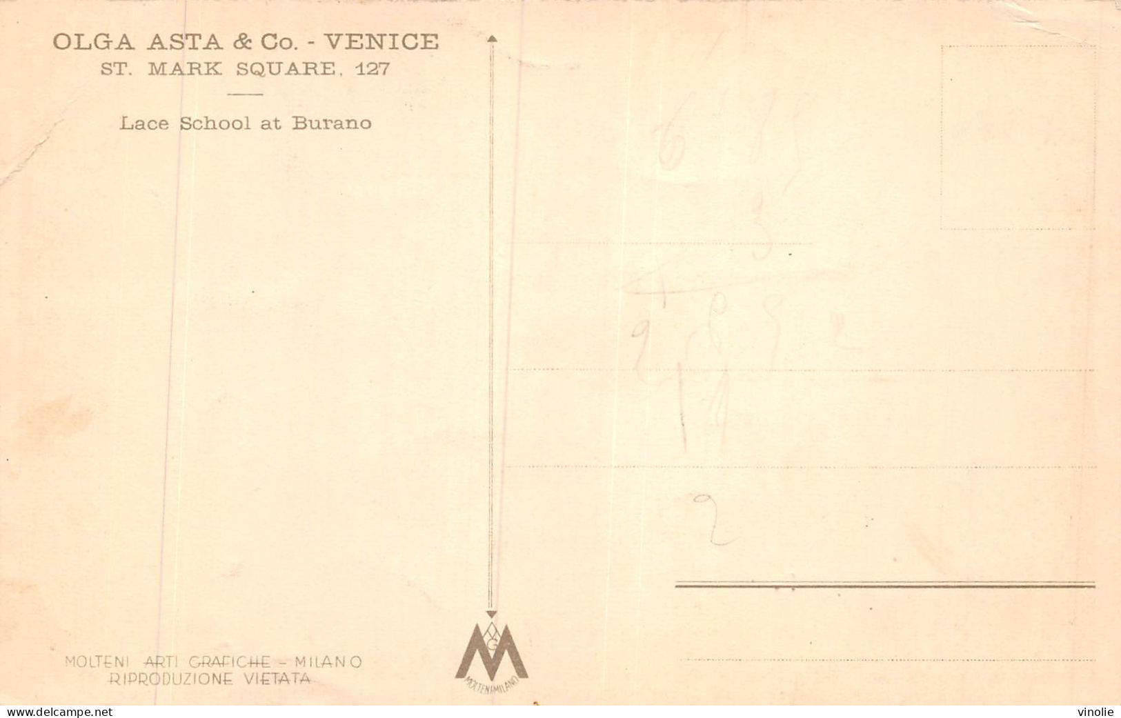 P-24-T.PL-386 : VENICE  OLGA ASTA  ST MARCK SQUARE - Venezia (Venedig)