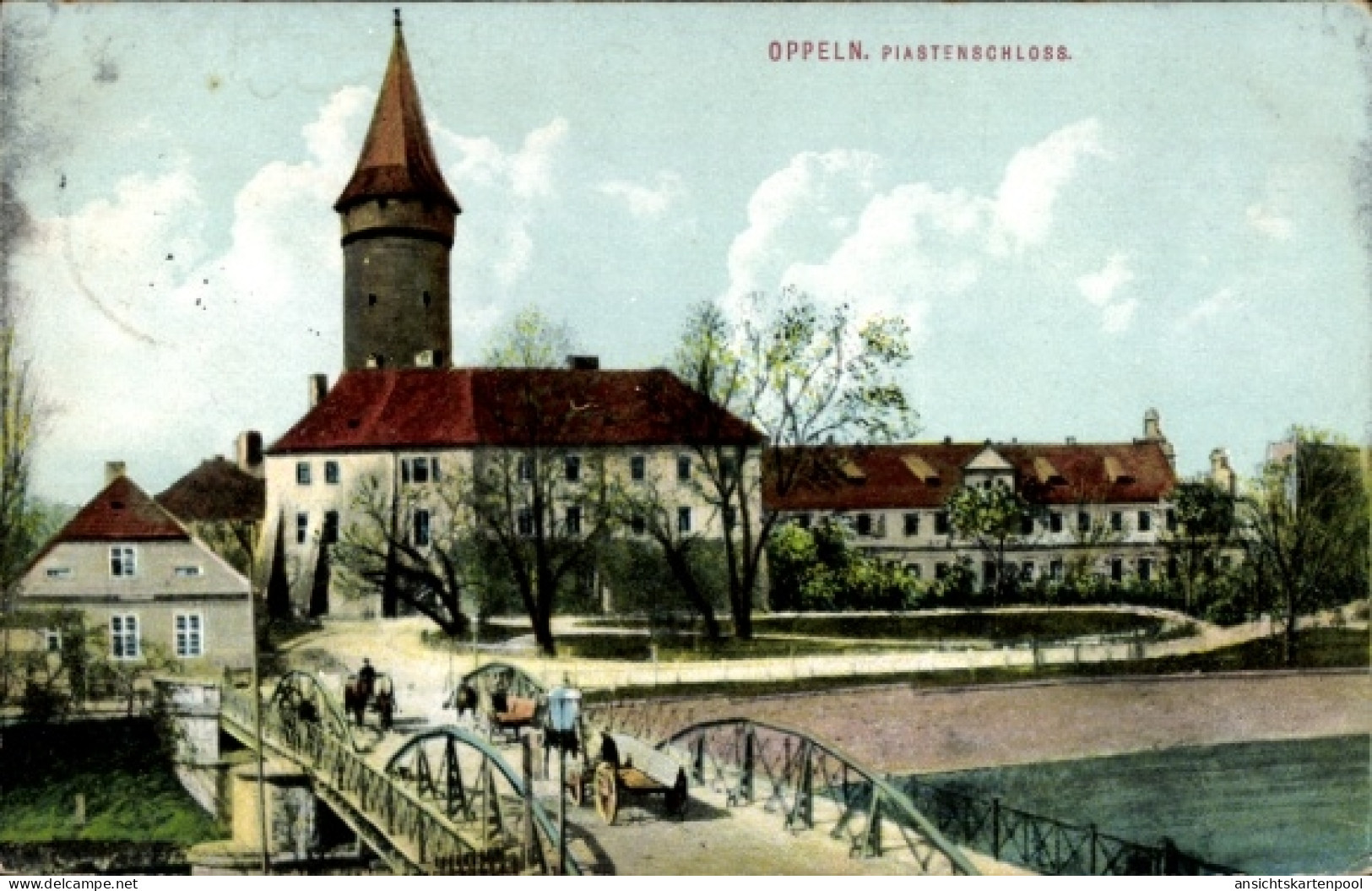 CPA Oppeln Schlesien, Piastenschloss - Schlesien