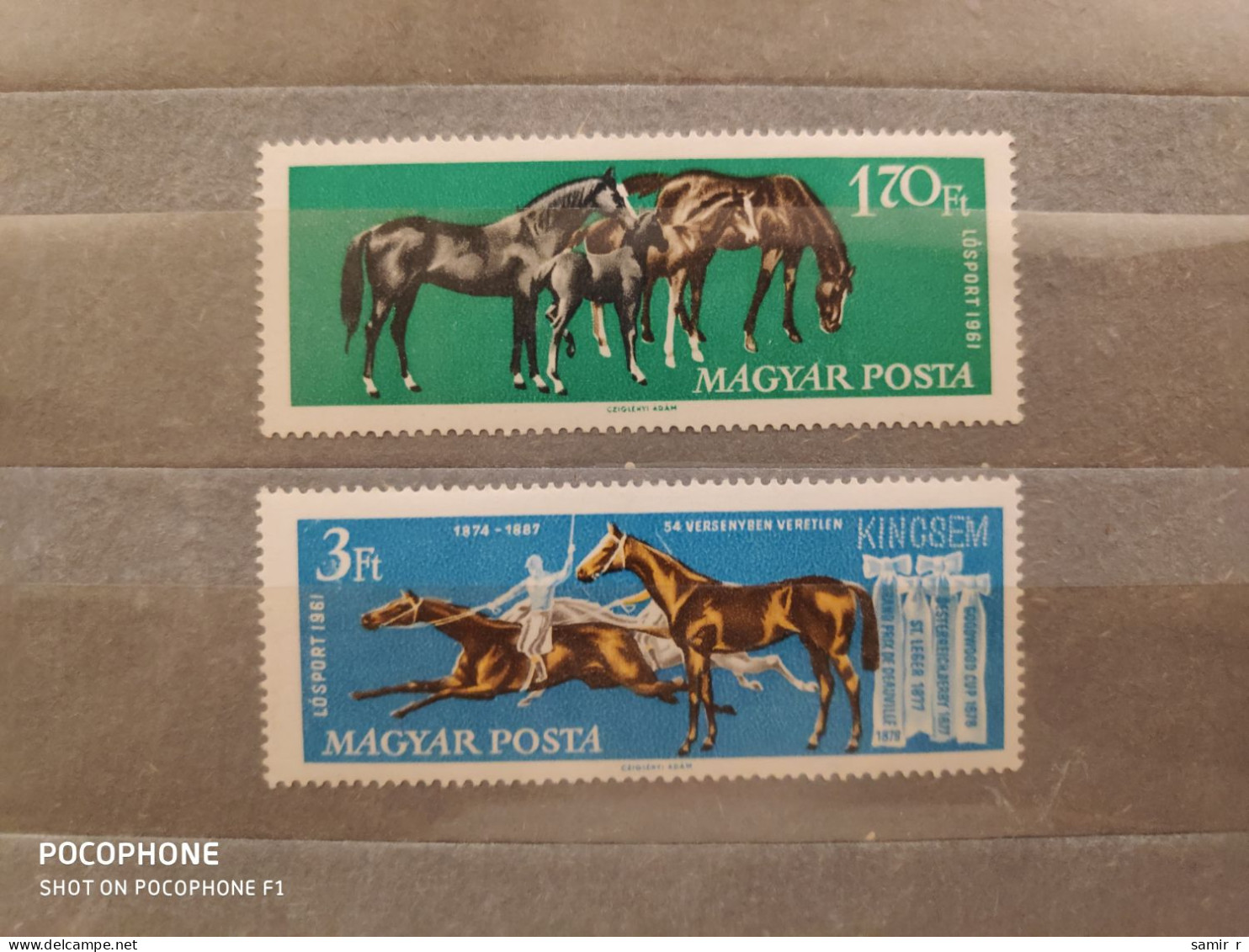 1961	Hungary	Horses (F91) - Unused Stamps