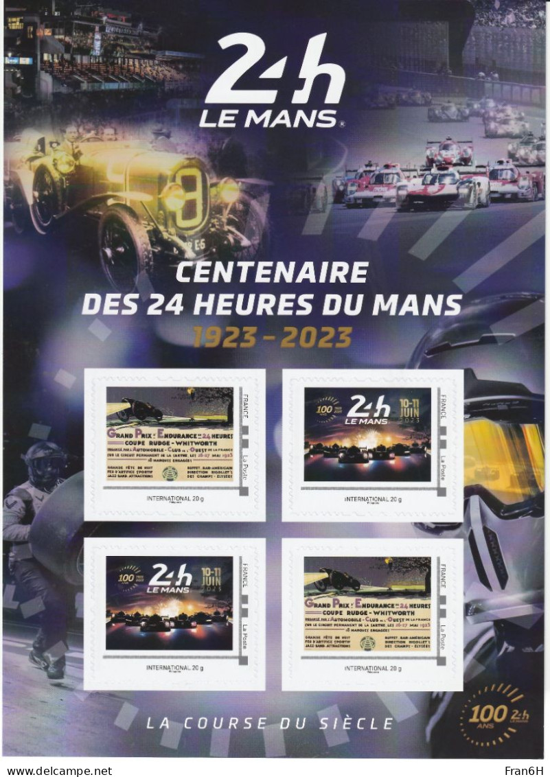 Collector 2023 - 24h Du Mans - 4 TVP Monde - Neuf - Autoadhesif - Autocollant - Collectors