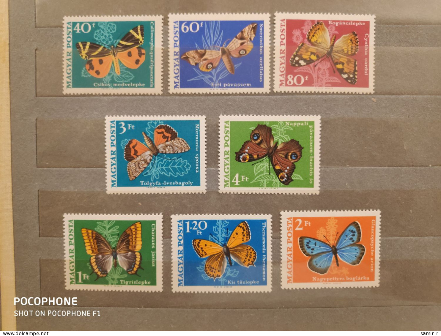 1969	Hungary	Butterflies (F91) - Ongebruikt