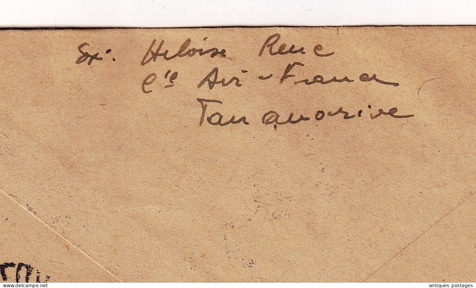 Lettre 1947 Madagascar La Réunion 100e Liaison Aérienne Antananarivo Tananarive Ile Maurice Quatre Bornes Mauritius