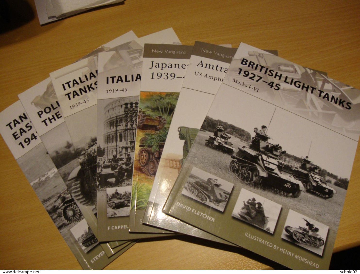 Lot De 7 Titres Osprey (blindés Ww2) - Oorlog 1939-45