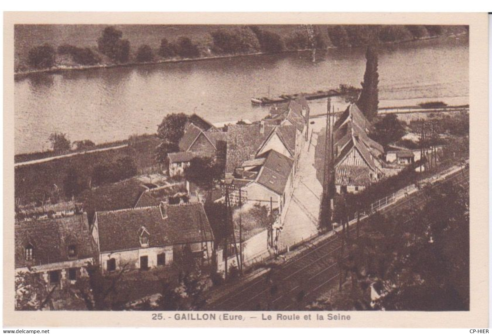 27 - EURE - GAILLON - LA ROULE ET LA SEINE - VOIE DU CHEMIN DE FER - Sonstige & Ohne Zuordnung