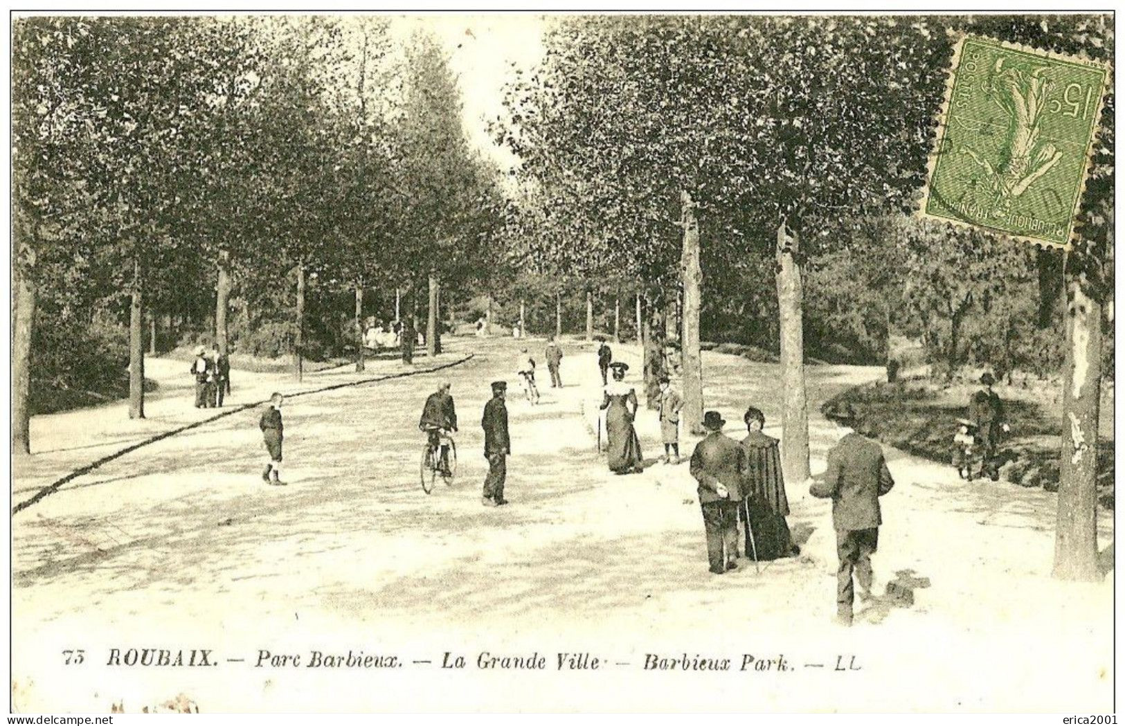 Roubaix. Parc Barbieux, La Grande Ville. - Roubaix