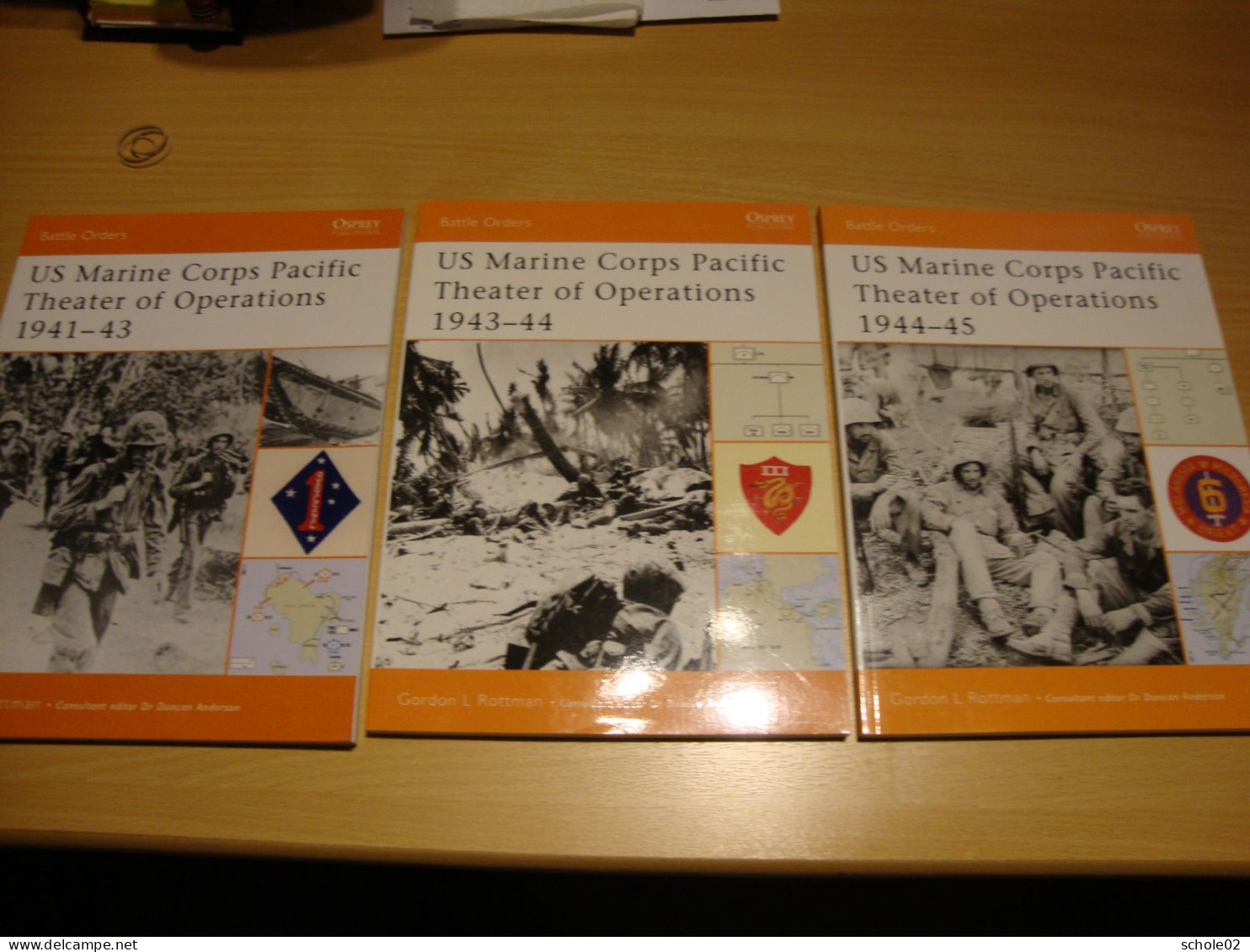 Lot De 3 Titres Osprey (US Marine Corps) - Amerikaans Leger