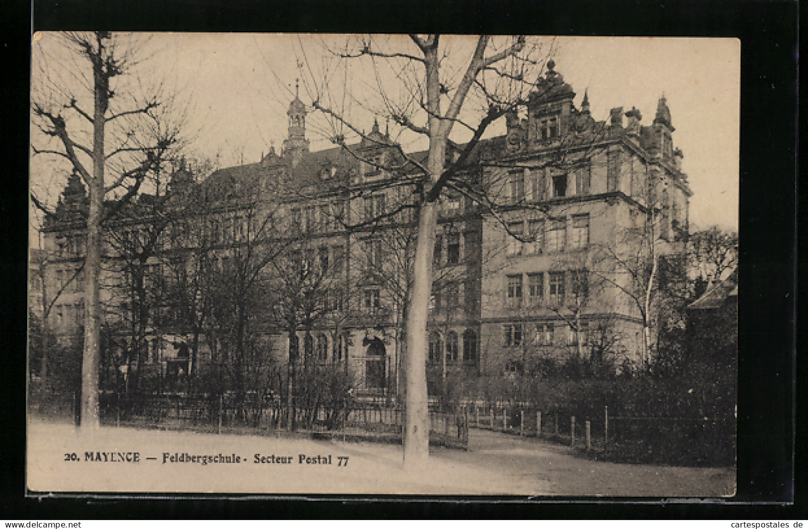 AK Mainz, Feldbergschule, Secteur Postal 77  - Mainz