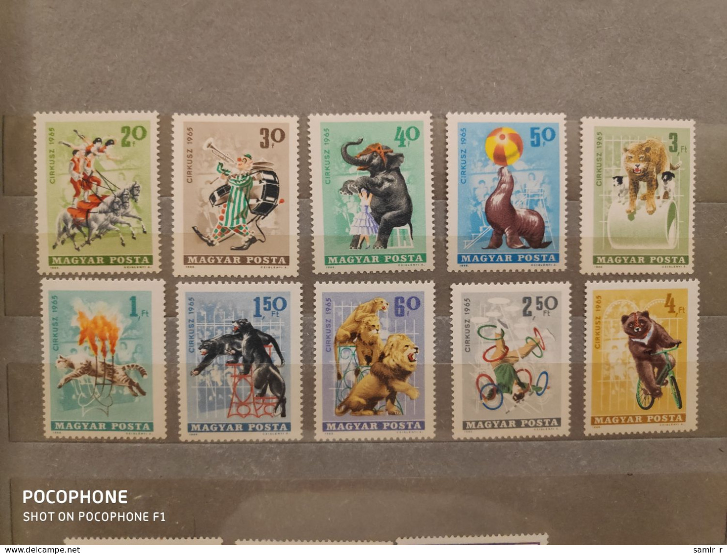 1965	Hungary	Circus (F91) - Nuevos