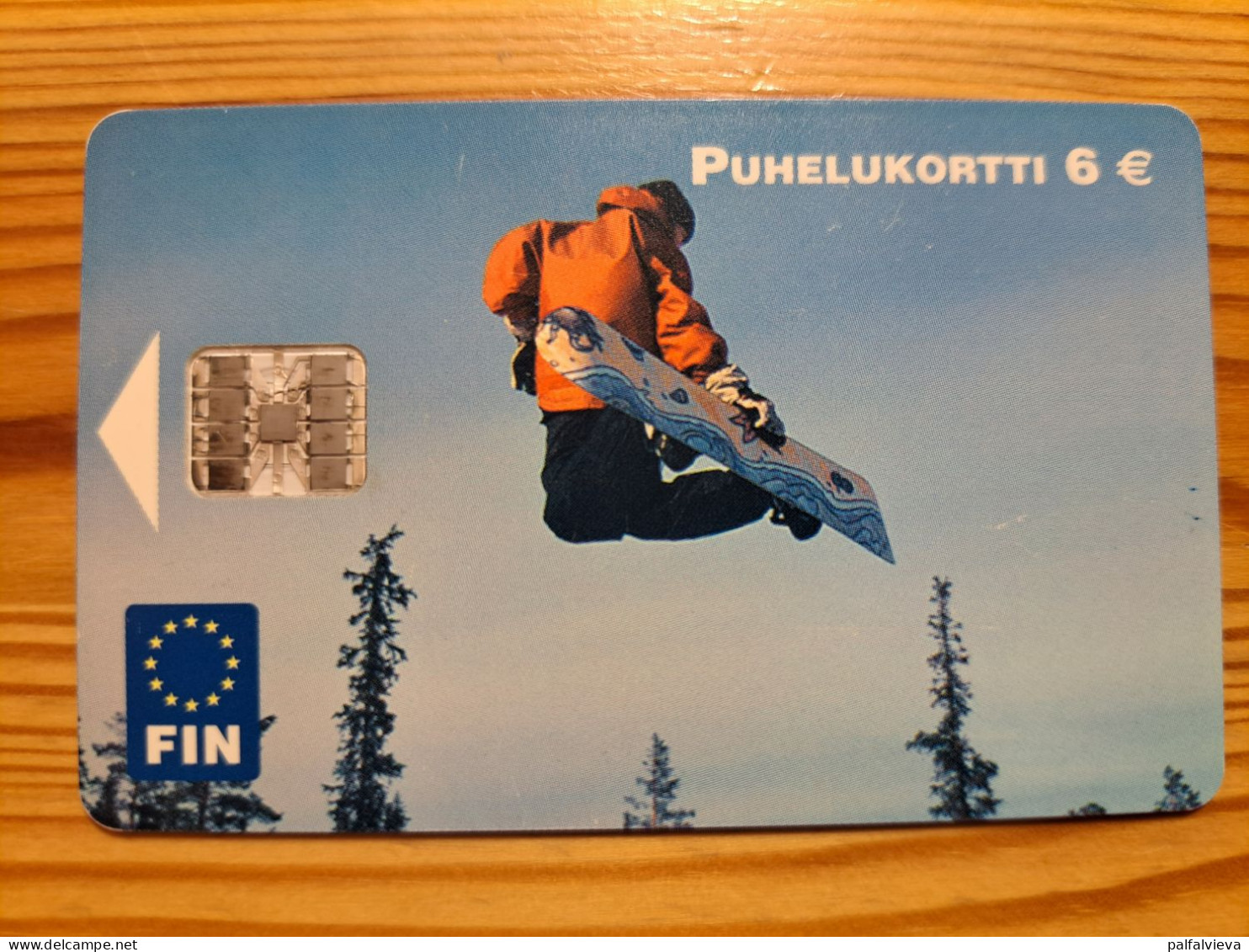 Phonecard Finland - Snowboard - Finlandia