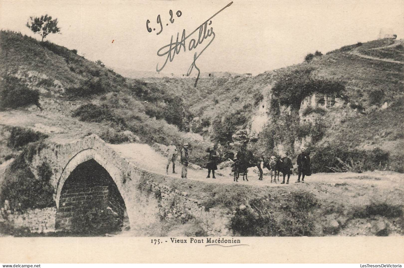 MACEDOINE - Vieux  Pont Macédonien - Animé - Carte Postale Ancienne - North Macedonia