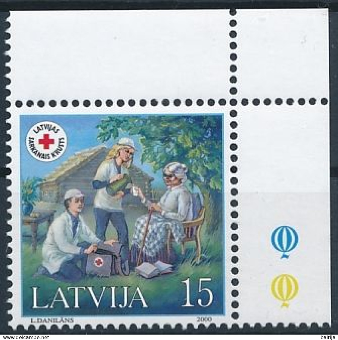 Mi 533 ** MNH / Charity, Red Cross, Nurses - Latvia