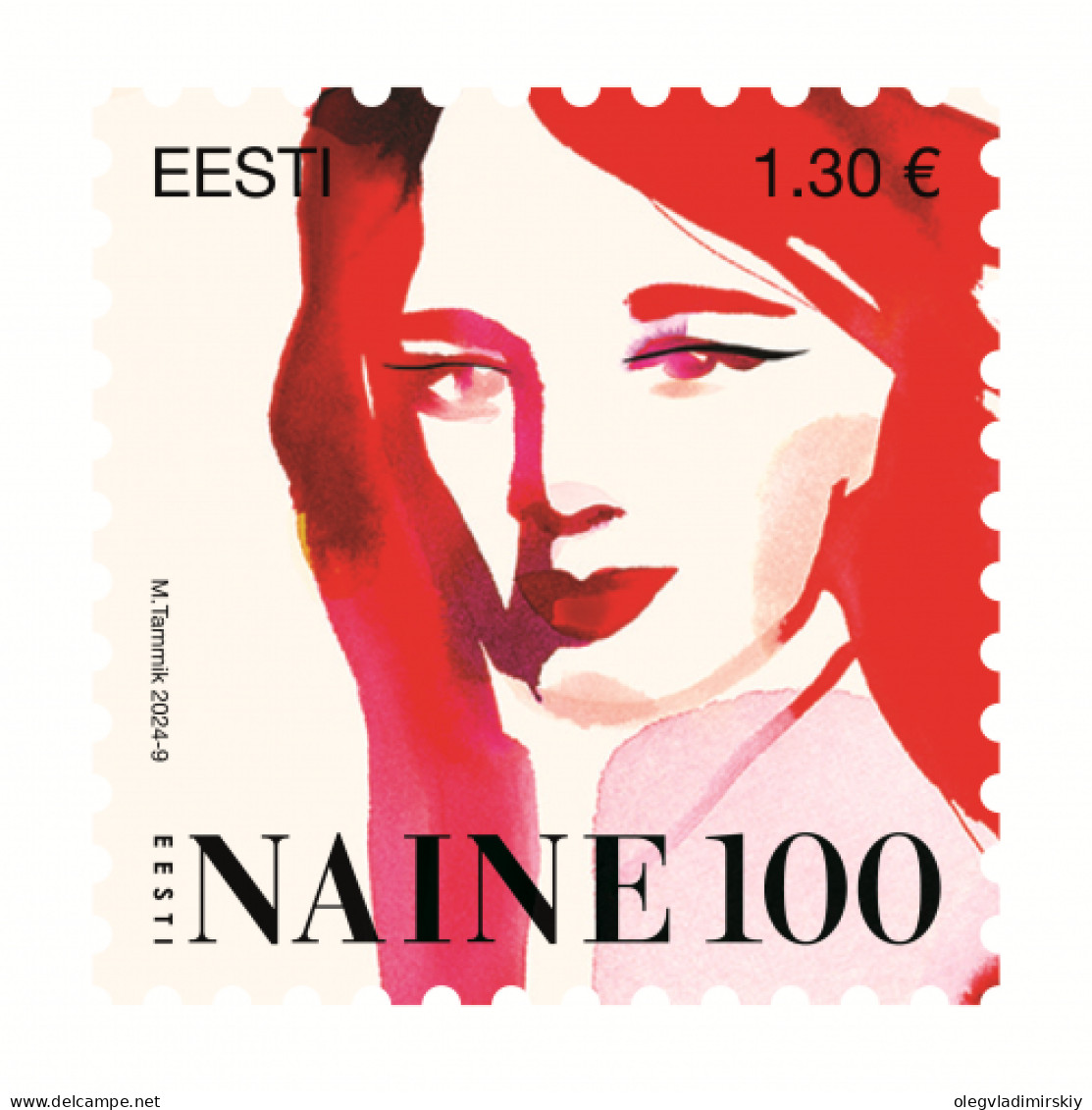 Estonia Estland Estonie 2024 Magazine Eesti Naine 100 Estonian Woman Stamp MNH - Estland