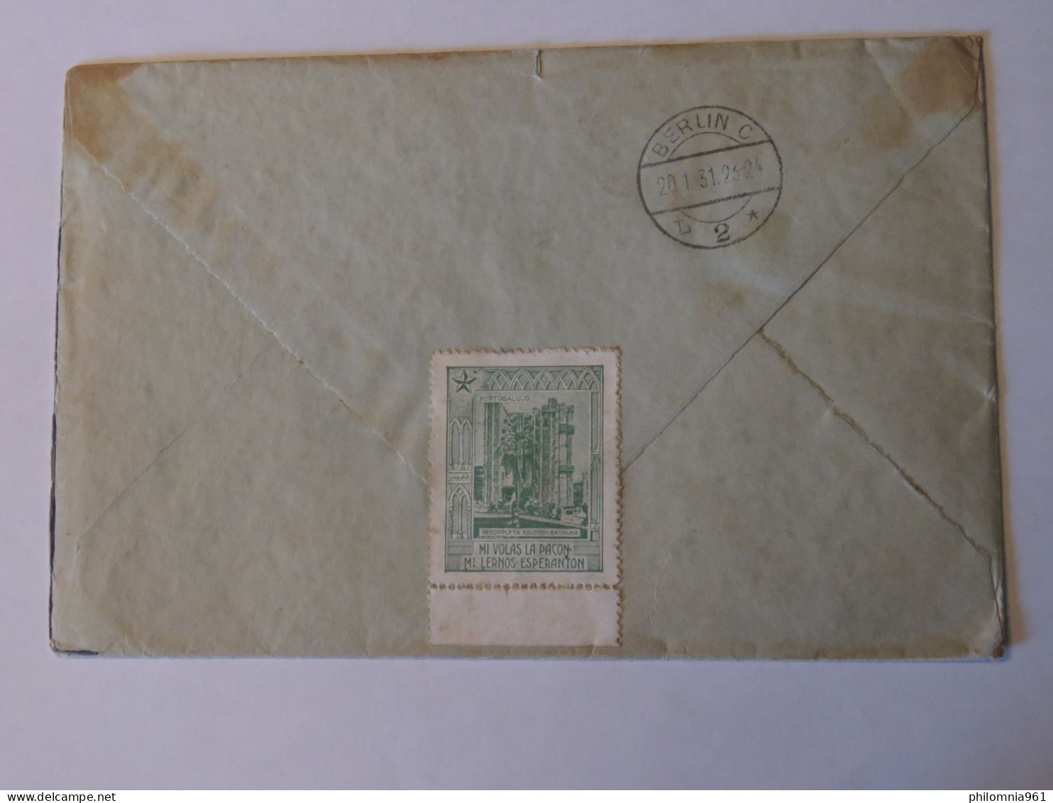 CZECHOSLOVAKIA  AIRMAIL COVER TO GREAT BRITAIN 1931 - Otros & Sin Clasificación