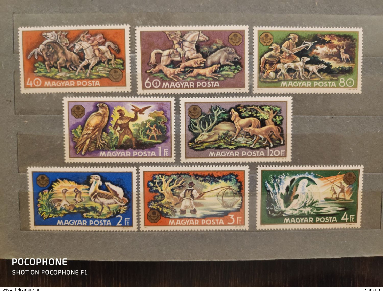 1971	Hungary	Hunting Fishing (F91) - Unused Stamps