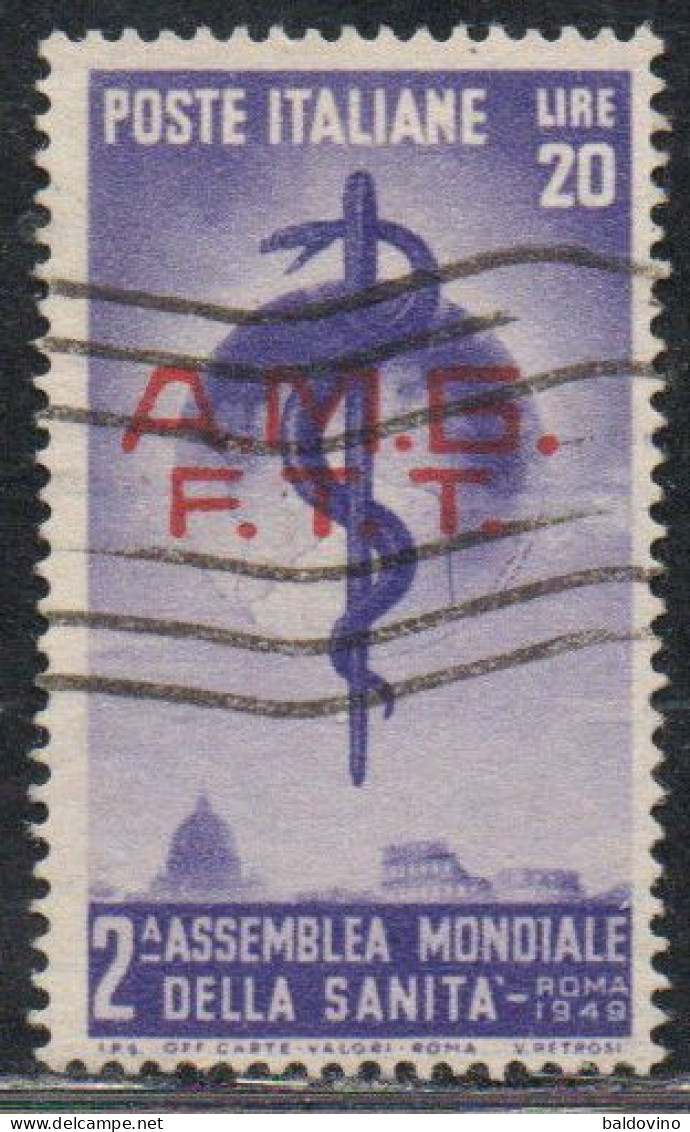 Italia 1949/1951 Trieste - Zona A (AMG FTT)  7 Valori - Afgestempeld